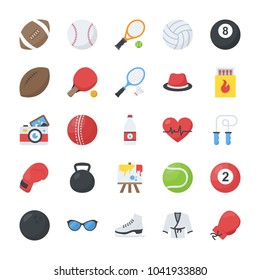 Activity Flat Icons Pack