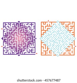 activity and funny game for training mind. Visual jigsaw for kids