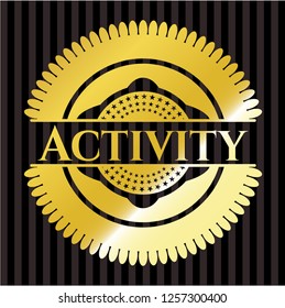 Activity golden emblem