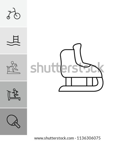 Activity Icon Collection 6 Activity Outline Stock Vector