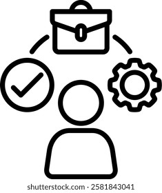 Activity Icon Line Vector Illustration