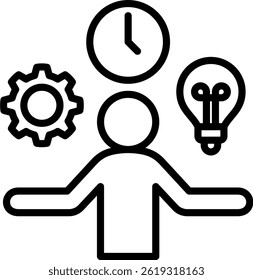 Activity Icon Line Vector Illustration