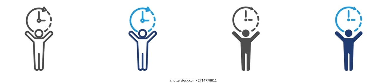 activity icon set multiple style