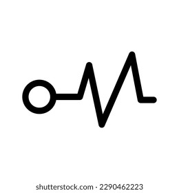 Ilustración de diseño del símbolo del vector de actividad