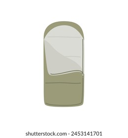 Activity sleeping bag icon. Flat illustration of activity sleeping bag vector icon for web design
