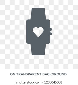 Activity tracker icon. Activity tracker design concept from Electronic devices collection. Simple element vector illustration on transparent background.