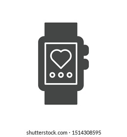 Activity tracker icon isolated on white background. Watch symbol modern, simple, vector, icon for website design, mobile app, ui. Vector Illustration