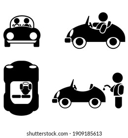 
activity when driving by car in certain situations