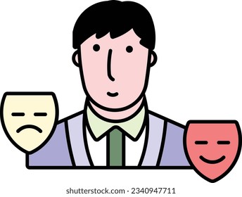 Actor acting job person people Outline