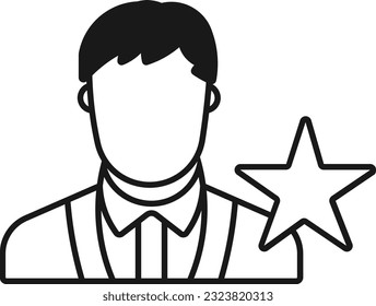Actor acting person job people Glyph