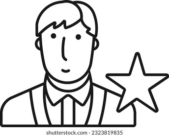Actor acting person people job Outline