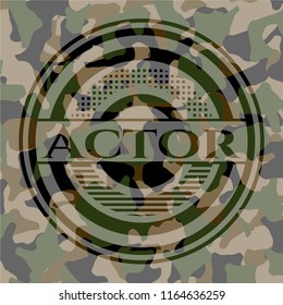 Actor camo emblem