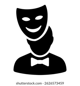 actor icon on white background vector
Vector movie icon