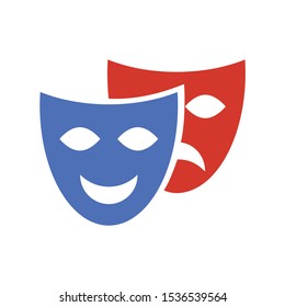 actor mask icon vector symbol isolated