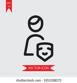 Actor vector icon 
