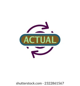actual icon vector design templates 