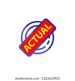 actual icon vector design templates 