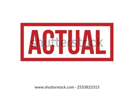 Actual Rubber Stamp Seal Vector