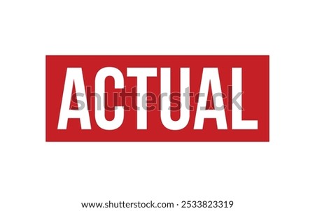 Actual Rubber Stamp Seal Vector