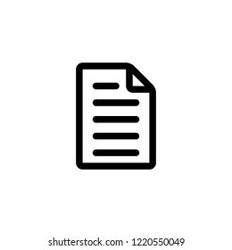 Actual. Sheet with text.