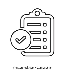 Actuality, entity, genuineness outline icon. Line art vector.
