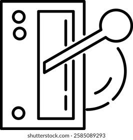 Actuator Control icon vector illustration