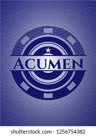 Acumen emblem with jean high quality background