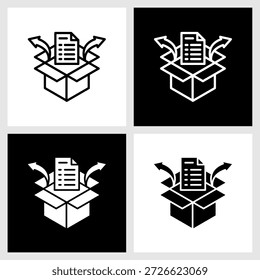 Acumen Icon with Black and White Background