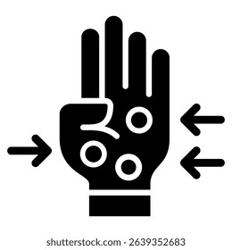 Acupressure Icon Element For Design