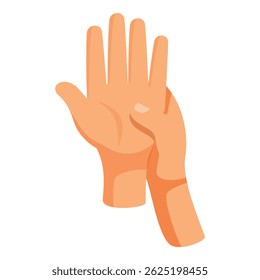 Acupressure point massage promotes relaxation and well being