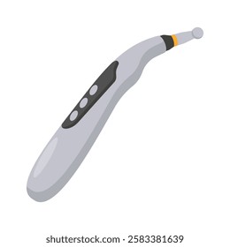 Acupuncture Electronic Pen flat vector illustration isolated