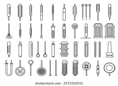 Acupuncture Needle Icon Natural Healing