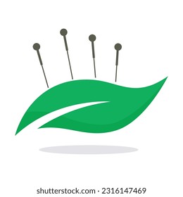 Acupuncture needles and leaf maker