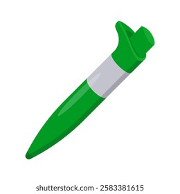Acupuncture Pen flat vector illustration isolated