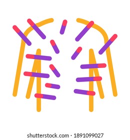 Akupunktur im gesamten Körper Symbol Vektor. Akupunktur durch das gesamte Körperzeichen. Illustration von Farbzeichen