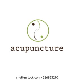 acupuncture vector design template