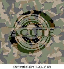 Acute camo emblem