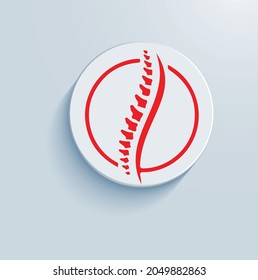 Acute Flaccid Myelitis Icon Vector design