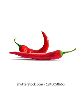 Acute and hot, nutritious and tasty chilli pepper. Symbols of fruits. Elements for label design. Vector illustration. Spices ingredients in triangulation technique. Chilli pepper low poly.