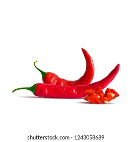 Acute and hot, nutritious and tasty chilli pepper. Symbols of fruits. Elements for label design. Vector illustration. Spices ingredients in triangulation technique. Chilli pepper low poly.