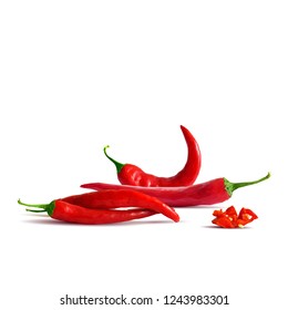 Acute and hot, nutritious and tasty chilli pepper. Symbols of fruits. Elements for label design. Vector illustration. Spices ingredients in triangulation technique. Chilli pepper low poly.