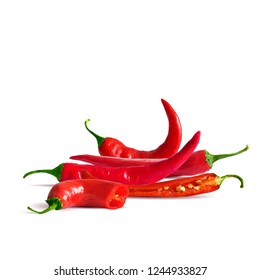 Acute and hot, nutritious and tasty chilli pepper. Symbols of fruits. Elements for label design. Vector illustration. Spices ingredients in triangulation technique. Chilli pepper low poly.