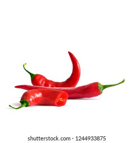 Acute and hot, nutritious and tasty chilli pepper. Symbols of fruits. Elements for label design. Vector illustration. Spices ingredients in triangulation technique. Chilli pepper low poly.