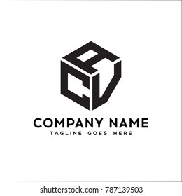 ACV LETTER LOGO SYMBOL VECTOR