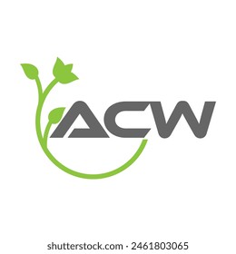 Diseño del Vector del logotipo de la letra de ACW, logotipo simple y moderno de ACW. Diseño de alfabeto de lujo ACW