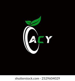 ACY creative minimalist letter logo. ACY unique vector initials alphabet letter logo design 
