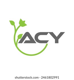 Diseño del Vector del logotipo de la letra de ACY, logotipo simple y moderno de ACY. Diseño de alfabeto de lujo ACY