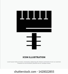 Ad, Advertising, Board, Signboard solid Glyph Icon vector