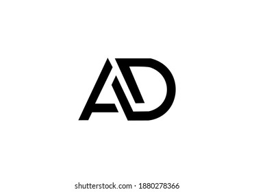 Ad Alphabet Initial Logo Vector Stock Vector (Royalty Free) 1880278366 ...