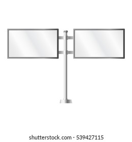 Ad banner vector illustration.